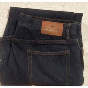 NWT Brooks Brothers Jeans Mens 36x30 Dark Wash Straight Fit